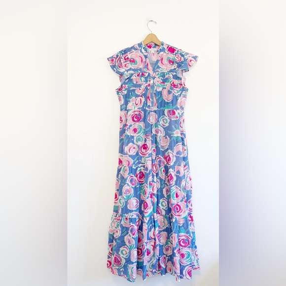 SUNDANCE June rose maxi dress - Picture 2 of 5